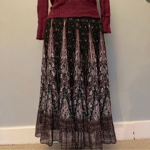 Ladies Boho Skirt Size L no label